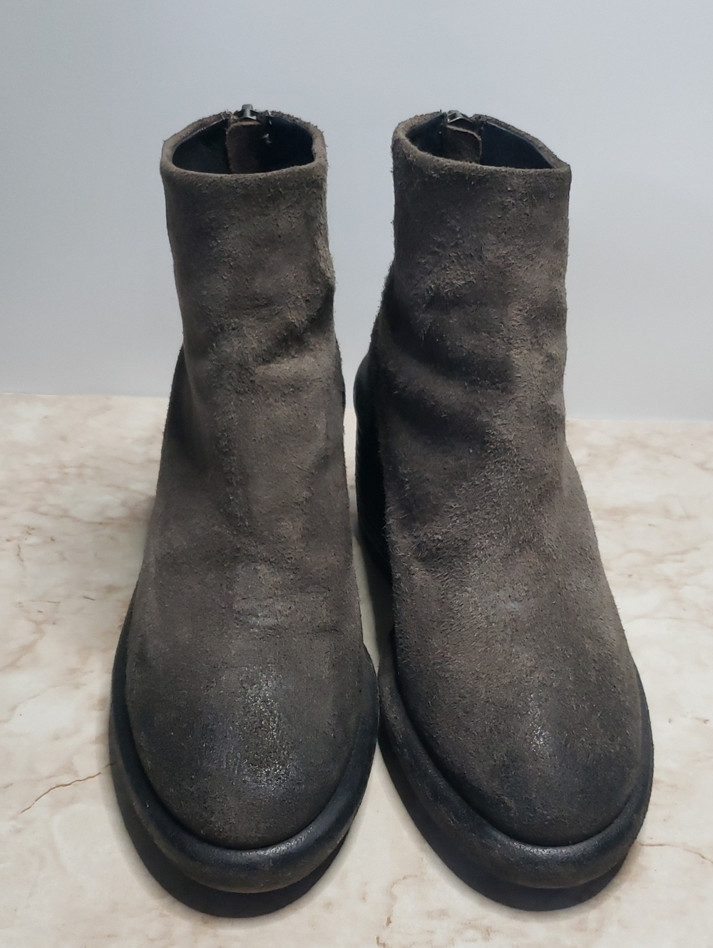 Marsell Women's Suede Ankle Boot in Dark Brown Size 35 - Picture 2 of 10